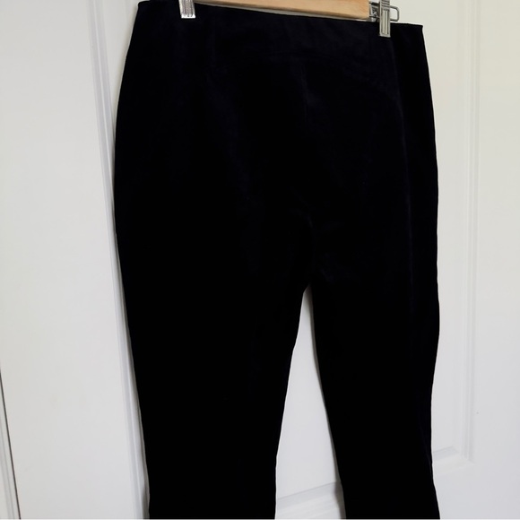 T BY ALEXANDER WANG stretch velveteen leggings black size 8 - Picture 6 of 10